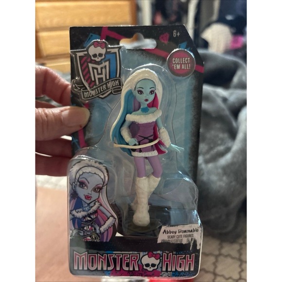 Mattel Other - Monster High Abby‎ Bominable Mini Collectible Scary Cute Figures NEW 2015 Rare